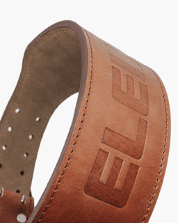 Eleiko Weightlifting Leather Belt Brown