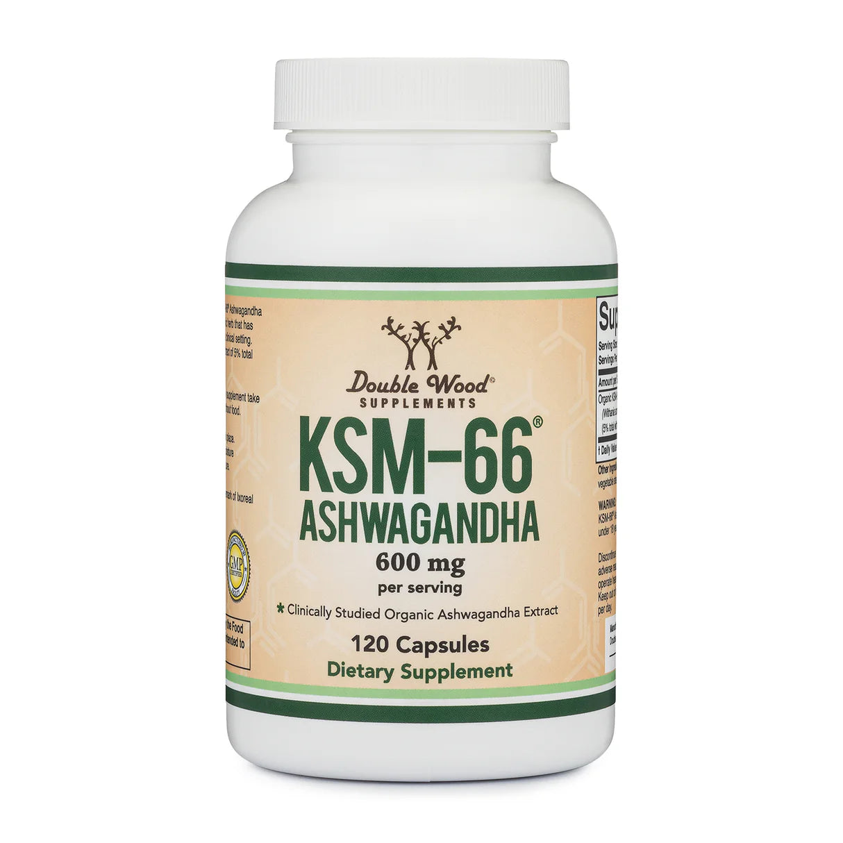Double Wood Ashwagandha KSM-66 120caps