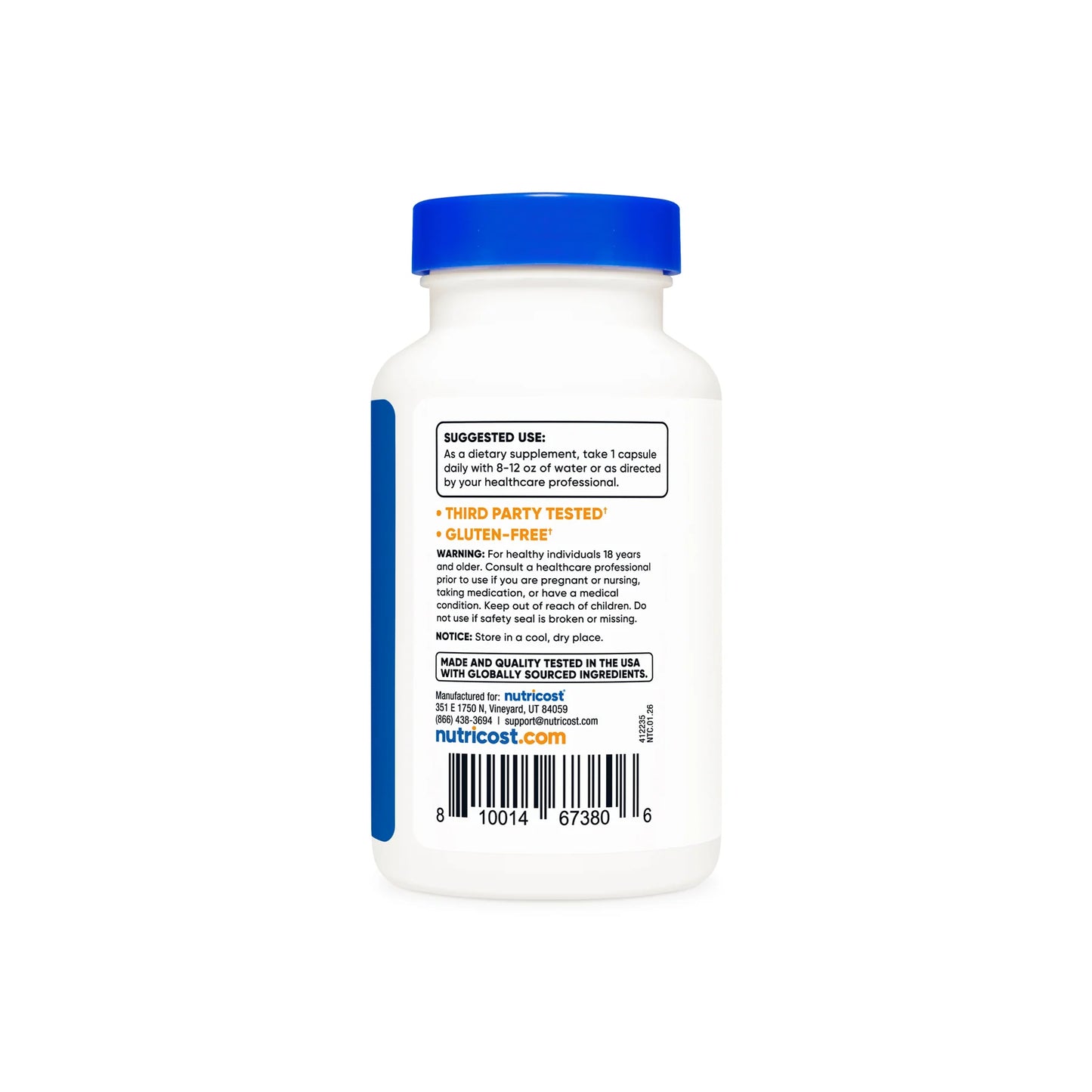 Nutricost Calcium D-Glucarate 500mg 120 caps