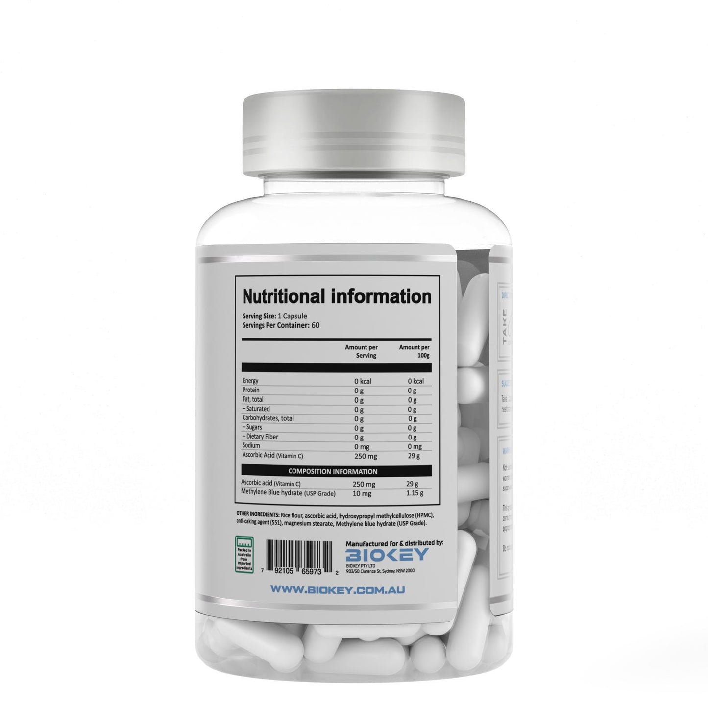 BIOKEY Methylene Blue 10mg 60 caps