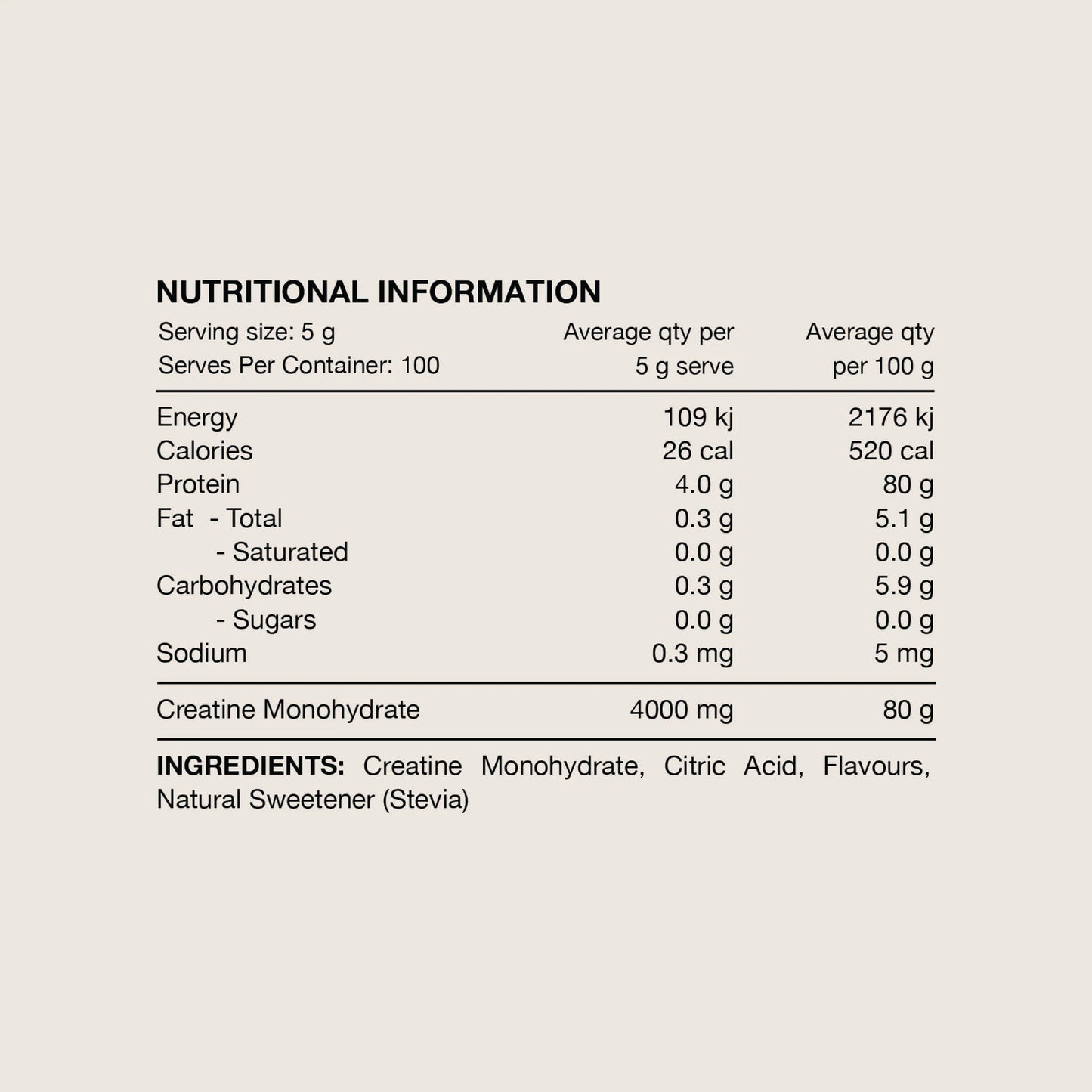 Switch Nutrition Flavoured Creatine 500g