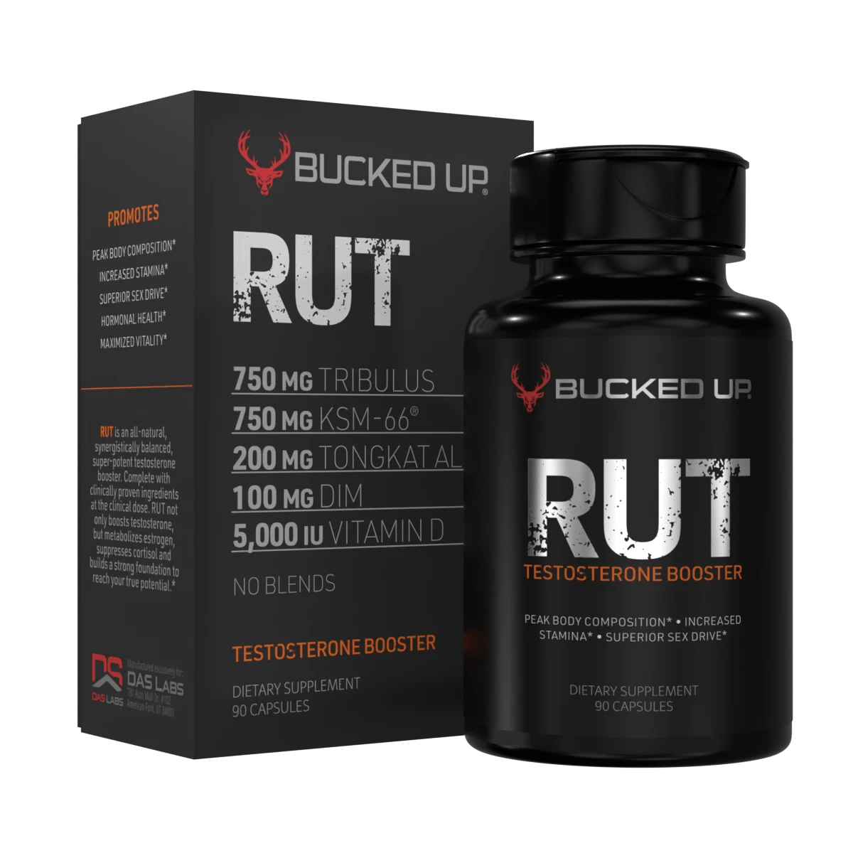 Bucked Up RUT Testosterone Booster 90 caps