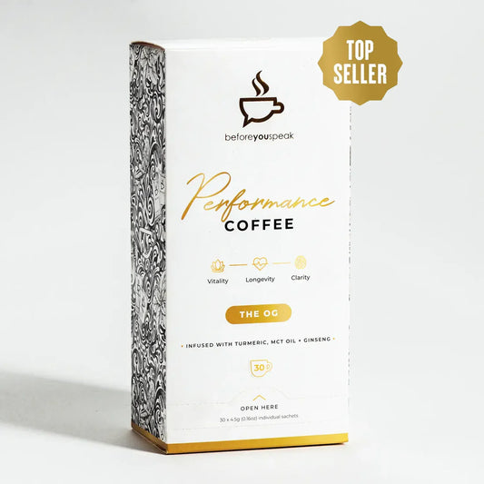 Before You Speak Performance Coffee 30 serves