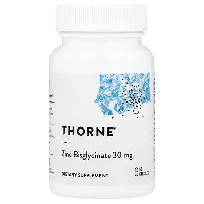 Thorne Zinc Bisglycinate 30mg 60 Capsules