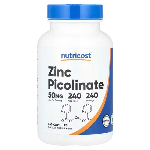 Nutricost Zinc Picolinate 50mg 240caps