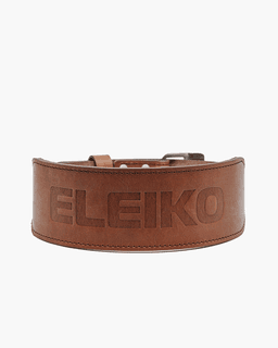 Eleiko Weightlifting Leather Belt Brown