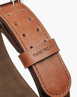 Eleiko Weightlifting Leather Belt Brown