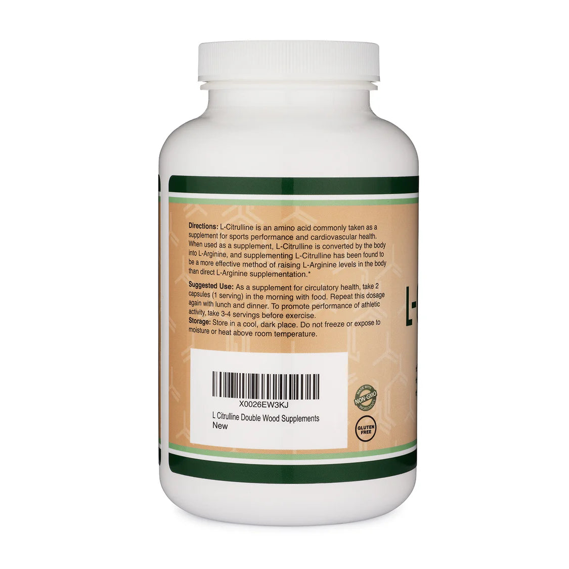 Double Wood L-Citrulline Supplement 210caps