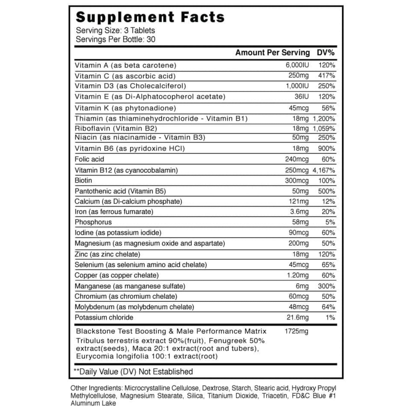 Blackstone Labs Multi 90 tablets