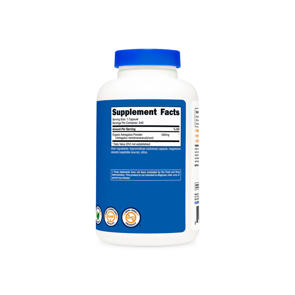 Nutricost Astragalus Root 550mg 240caps