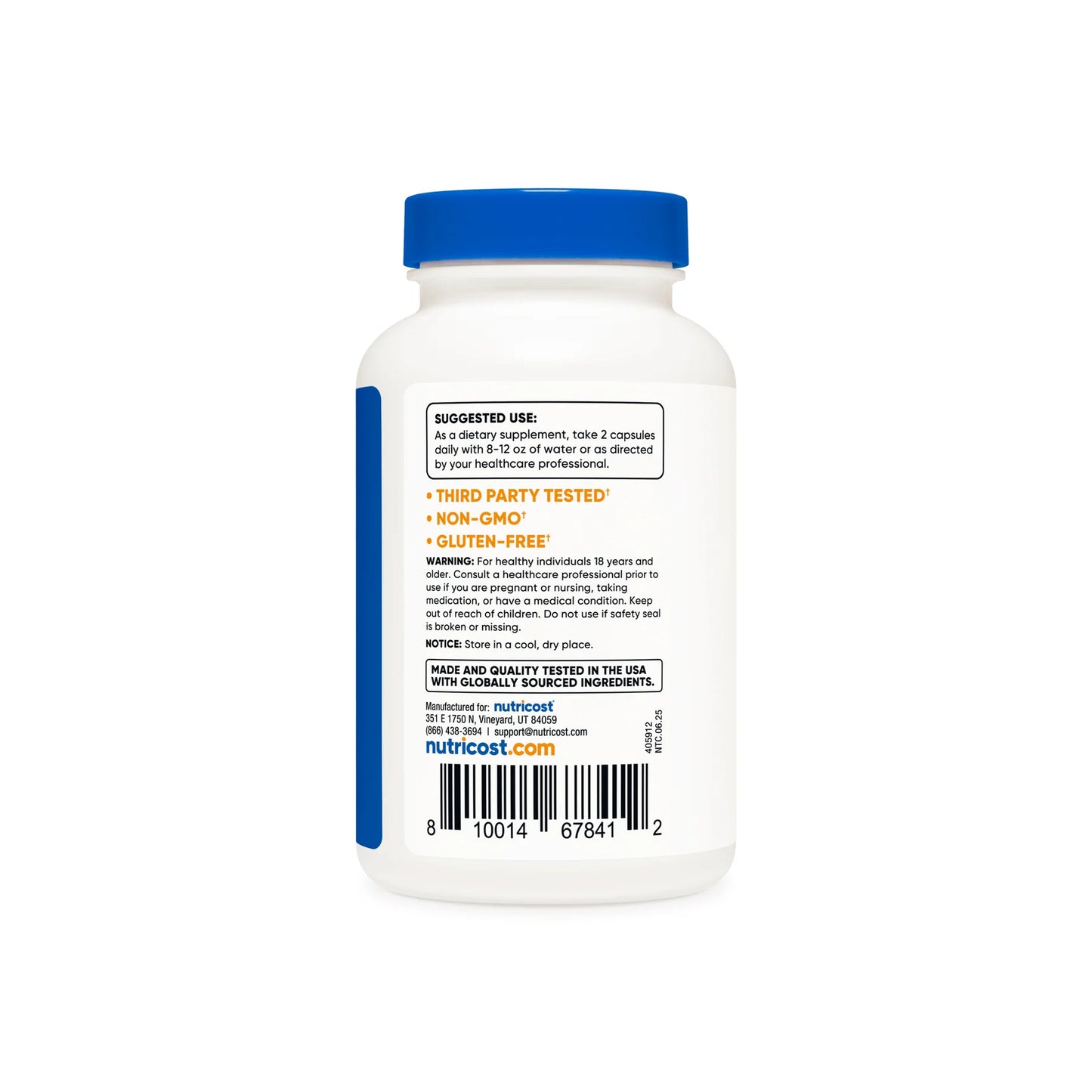 Nutricost Citrus Bergamot 1200mg 60serves