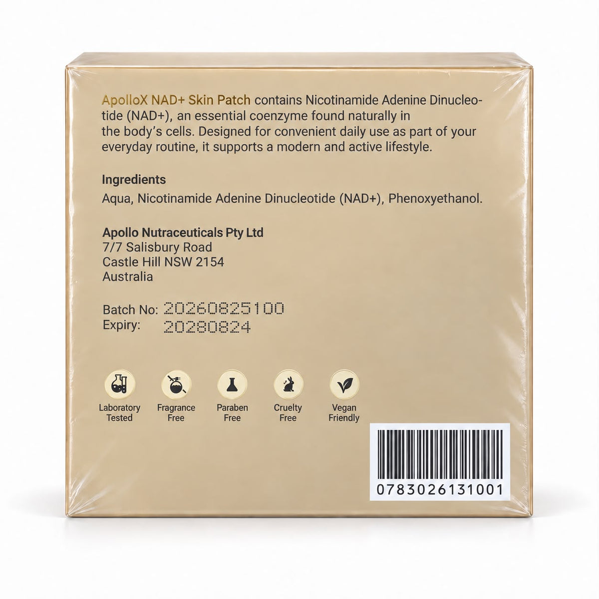 NAD+ Skin Patches