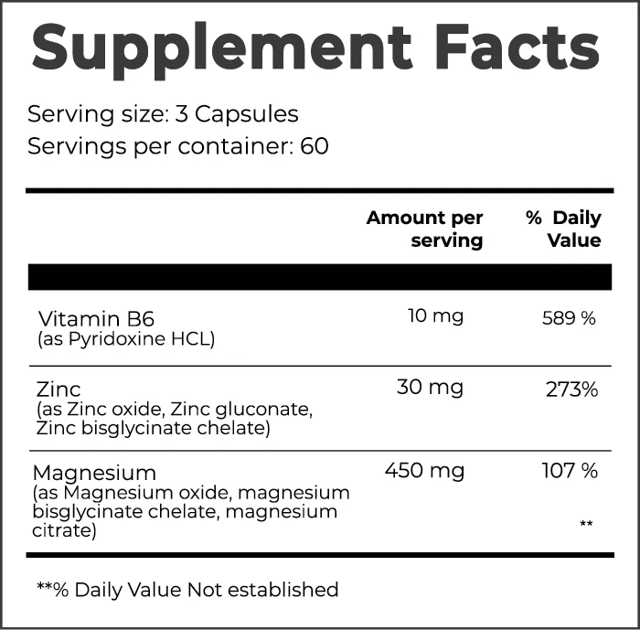 DayOne ZMA+ 180 caps