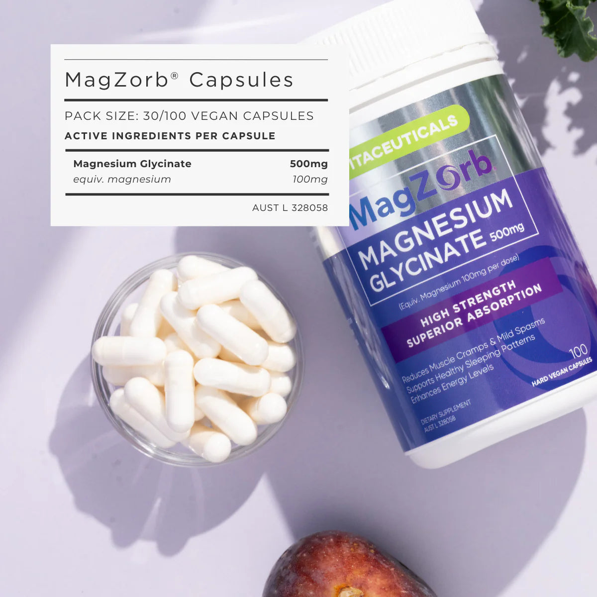 Vitaceuticals MagZorb Magnesium Glycinate 150 caps